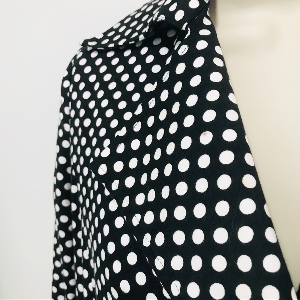 Vertigo Polkadot Trench Coat Size XS - Picture 2 of 12